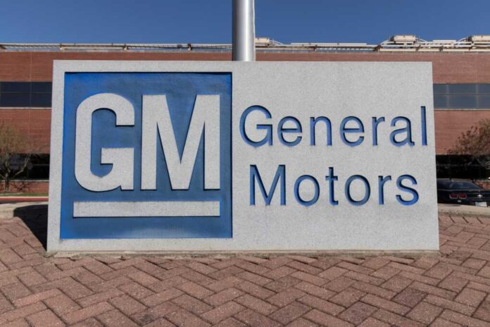 Marion,-,Circa,October,2021:,General,Motors,Logo,And,Signage