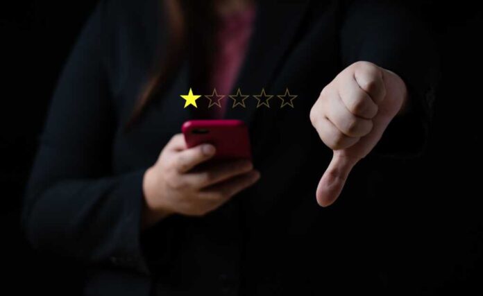 Business,Women,Select,Bad,Face,Emoticon,On,Virtual,Touch,Screen