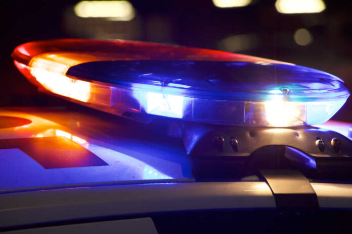 Los,Angeles,-,July,13,,2019:,Police,Car,Flashing,Light