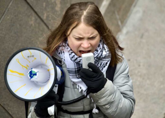 Stockholm,,Sweden,-,April,19,,2024:,Greta,Thunberg,And,Fridays