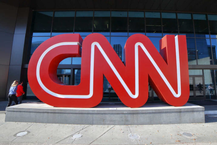 Cnn,Logo,Advertising,The,Cable,News,Network,Center,Building,Located
