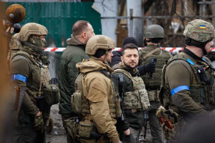 Bucha,,Ukraine.,Apr,04,,2022,President,Of,Ukraine,Volodymyr,Zelenskyy