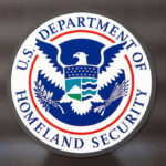 Seal of the U.S. Department of Homeland Security featuring an eagle and shield