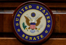 Pay Withheld: Senators Finally Feel Shutdown Heat Official seal of the United States Senate featuring an eagle and stars