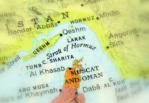 Iran’s Cash Grab: Strait of Hormuz Fees! Map highlighting the Strait of Hormuz and surrounding regions