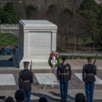 Honor guard at the Tomb of the Unknown Soldier