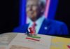 Blindfold Congress? Iran Memo Withheld Map of Iran with push pins and a blurred figure in the background