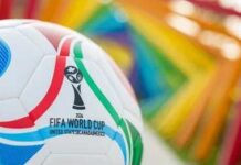 Egypt Cries Foul After Controversial World Cup Defeat Soccer ball with World Cup logo against a colorful background