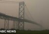 Health Risks Surge As Wildfires Rage Midwest sees world's worst air quality as wildfire smoke spreads