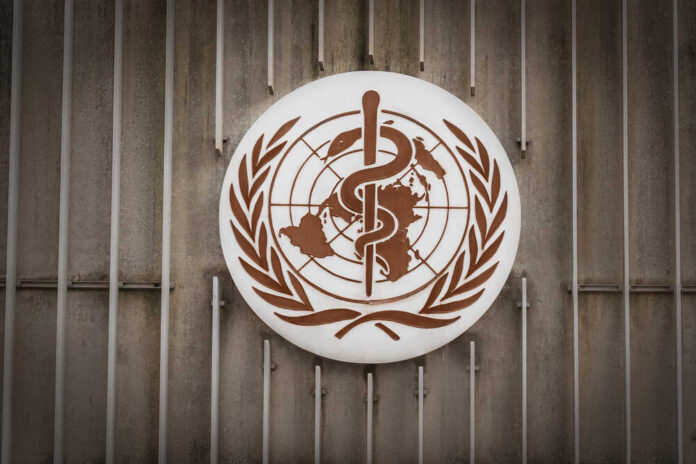 Geneva,,Switzerland,-,December,03,,2019:,World,Health,Organization,(who World Health Organization emblem featuring a globe and caduceus