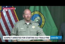Arrest Follows Deadly Wildfire Investigation Old Trails Fire Full Press Conference: Suspect arrested