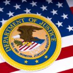 GOP Civil War Erupts Over DOJ Control Department of Justice seal on American flag background