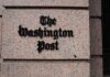 Due Process Upsets WaPo Firing The Washington Post sign on a granite building facade