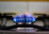 Bay Area “Ban” Panic Begins gas stove burner with blue flame