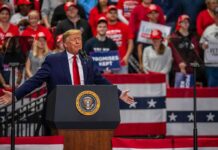 Iran’s Seven-Day Gamble – Trump Says No Donald Trump speaks at a rally; Teddy Williams and Bear Pascoe are in the crowd