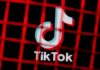 Midnight Ban, Nine-Figure Bill TikTok logo behind red grid pattern