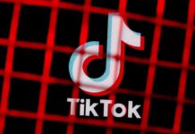 Midnight Ban, Nine-Figure Bill TikTok logo behind red grid pattern