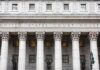 Mystery Ruling Leaves Sports Rules In Limbo United States courthouse facade with Corinthian columns
