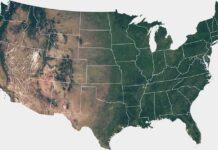 Trump Teases 51st State – Guess Who United States map with state boundaries