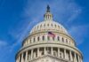 White Powder Panic Hits Congress United States Capitol dome with American flag