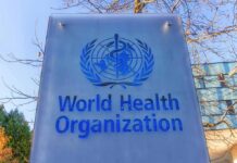 World Health Organization sign outdoors