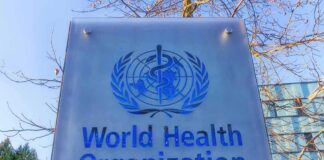 World Health Organization sign outdoors