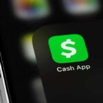 Cash App icon on smartphone screen
