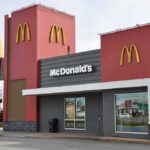 McDonald's restaurant exterior with golden arches